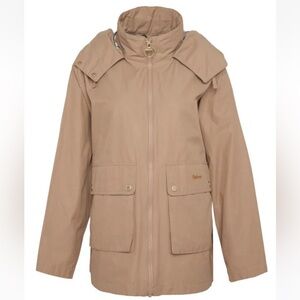 NWT Barbour Women’s Perez Showerproof Jacket Light Trench Rain Jacket